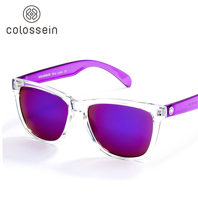 Transparent Rose Mirror Sunglasses