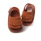 Kids White Puffer Sandals
