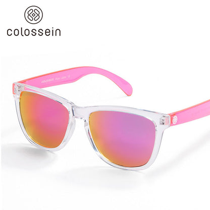 Transparent Rose Mirror Sunglasses
