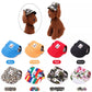 Dog Hat Summer shade puppy hats Cat  hat Visor Cap With Ear Holes Pet Products Outdoor Accessories Sun Hat