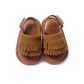Kids White Puffer Sandals