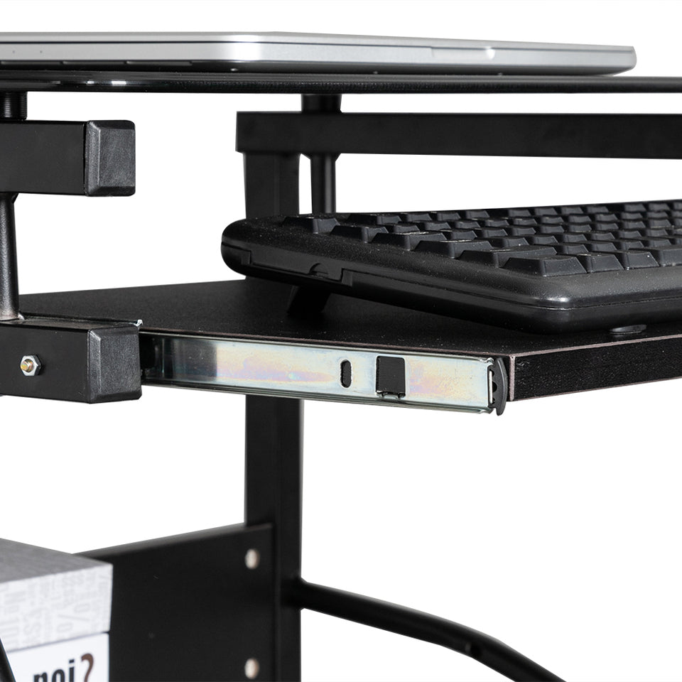 Tempered Glass Tablet Desk