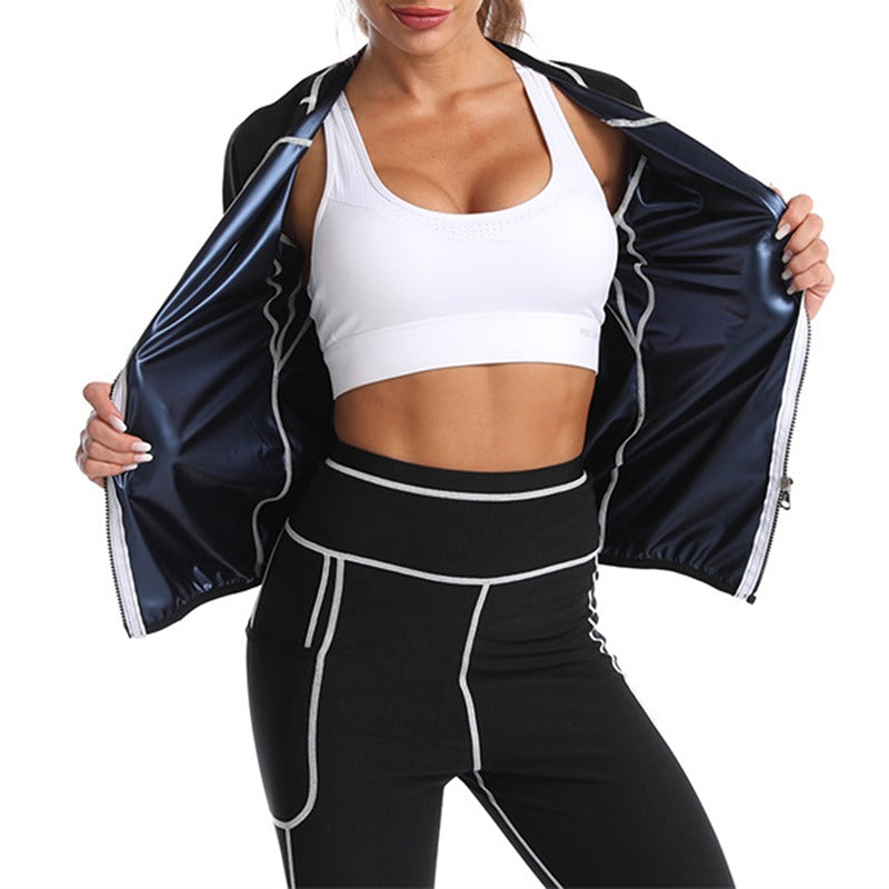 Ladies ribbed sport leggins