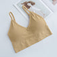 Sexy Bra Bandeau Crop Top Slim Spaghetti Strap Seamless Tube Top Backless Bralette Streetwear Lingerie Beauty Back Crop Tee