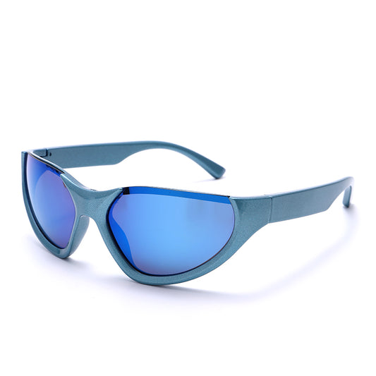 Mirror Round Clear Glasses