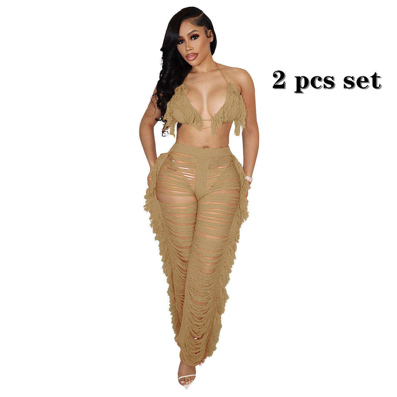Womens Goose Neck Two Piece