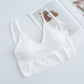 Sexy Bra Bandeau Crop Top Slim Spaghetti Strap Seamless Tube Top Backless Bralette Streetwear Lingerie Beauty Back Crop Tee