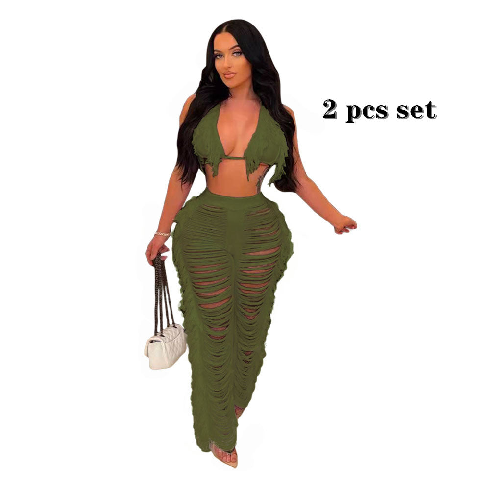 Womens Goose Neck Two Piece