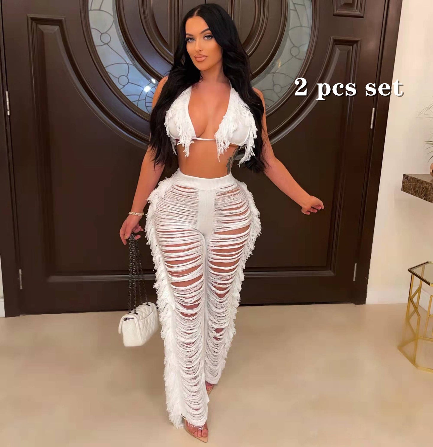 Womens Goose Neck Two Piece