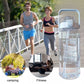 Large Capacity Sports Water Bottle Time Marker Leak-Proof Water Bottles With Straw 2000ml Drinking Bottle Fitness Sports Bottle